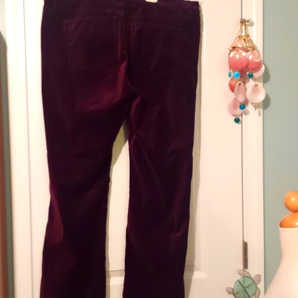 Ralph Lauren - Red velvet pants - boot cut - size 18 - Picture 1 of 6